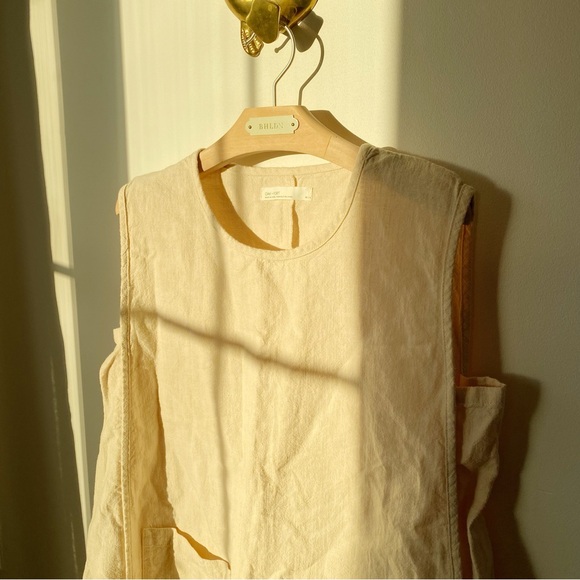 Oak + Fort • Oatmeal Shift Mini Dress Sz XS - Picture 6 of 9